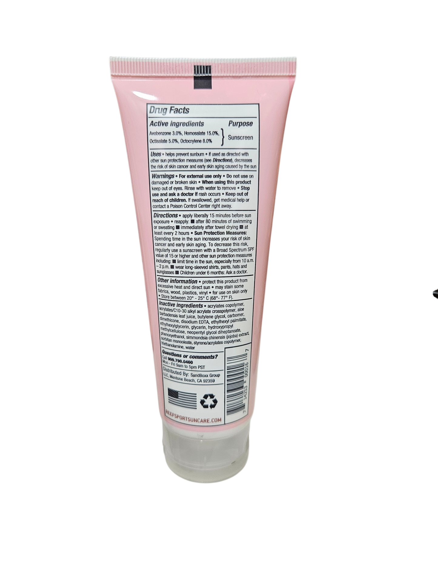 REEF LOTION SPF 50 - BABY - 3.4oz