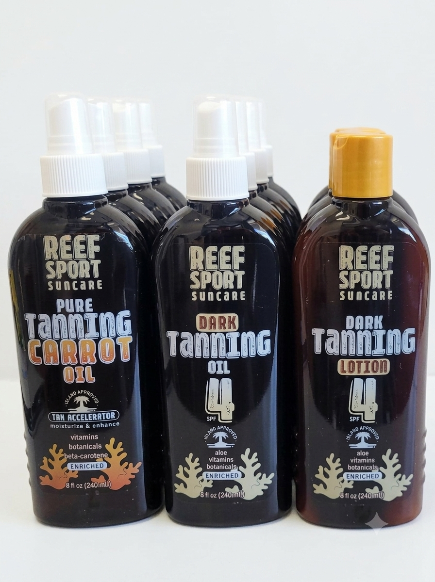 REEF "Mix-Up" - TANNING  (12pcs) SPF 0 Oil / SPF 4 LTN / SPF 4 OIL