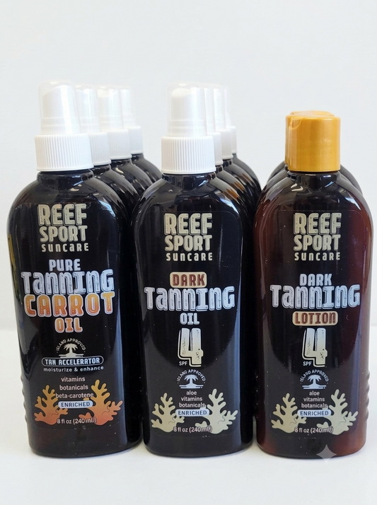 REEF "Mix-Up" - TANNING  (12pcs) SPF 0 Oil / SPF 4 LTN / SPF 4 OIL