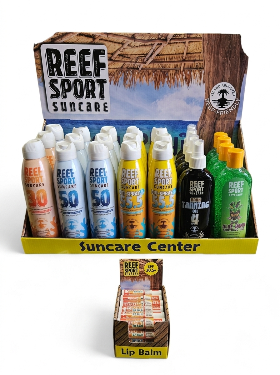 REEF SPRAY / TAN / BURN - 23pc + LIP (24pc)